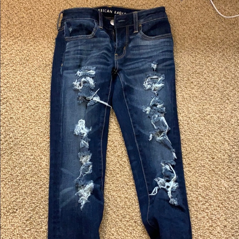 American eagle Jegging dark wash denim